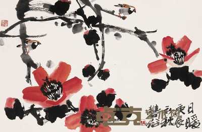 林丰俗 2000年作 日暖 镜片 45×69cm